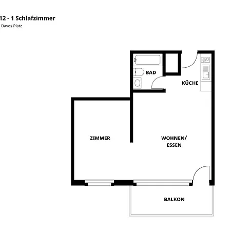 公寓 Gemuetliches 1 Schlafzimmer - Bergblick Und Ski-nah